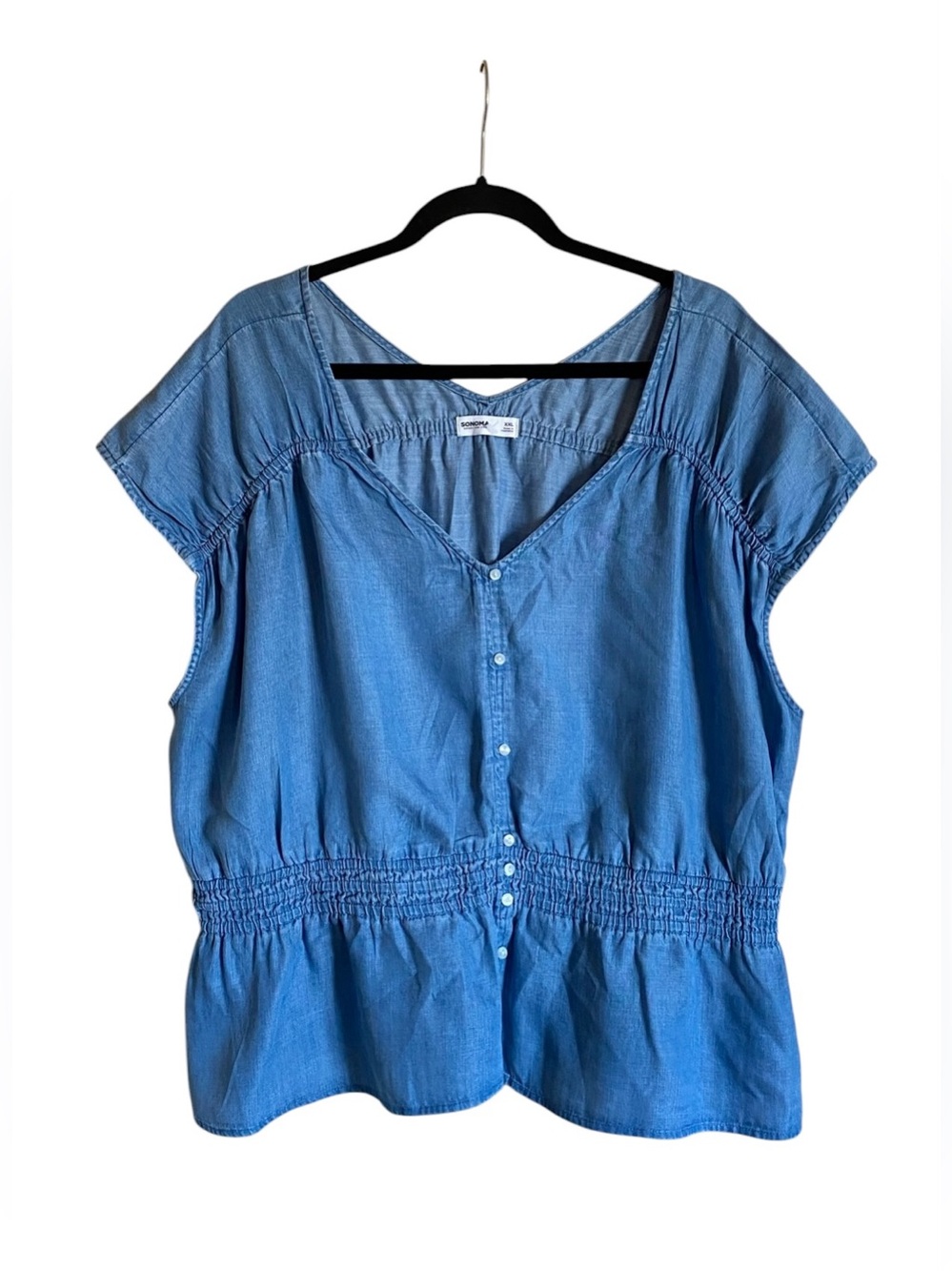 Women’s SONOMA Soft Denim Top Size XXL